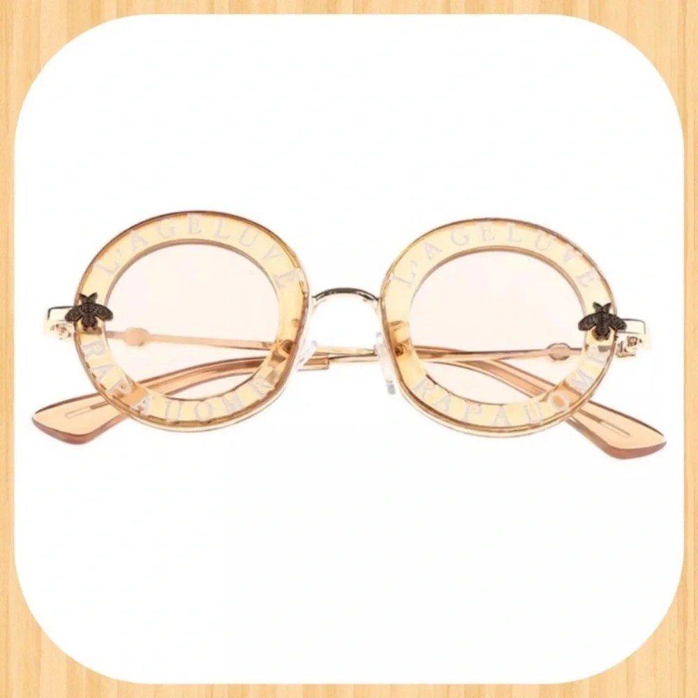 😎FUN FASHION SUNNIES-KIDS SIZE CHAMPAGNE COLOR😎